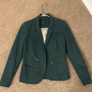Suit jacket from Zara, It's green, lightweight, and great fabric. Size small